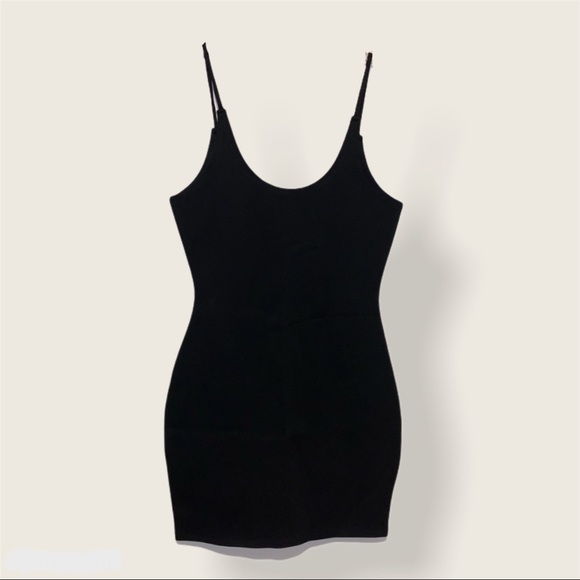 Black Bodycon Mini Dress - Picture 2 of 6
